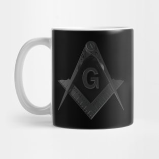 Stealth Square & Compass Masonic Freemason Mug